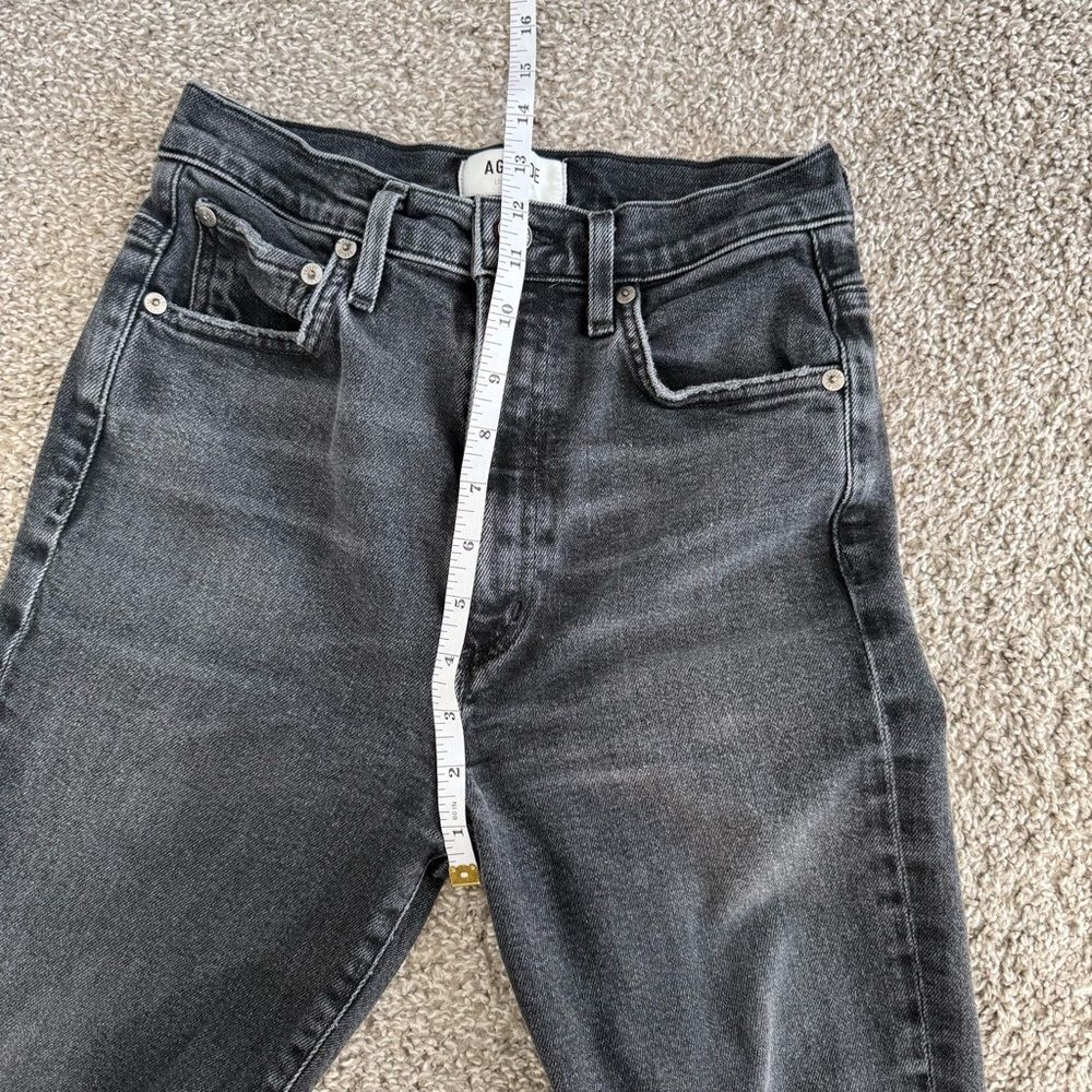 AGOLDE |  High Rise Black Jeans - Picture 8 of 10